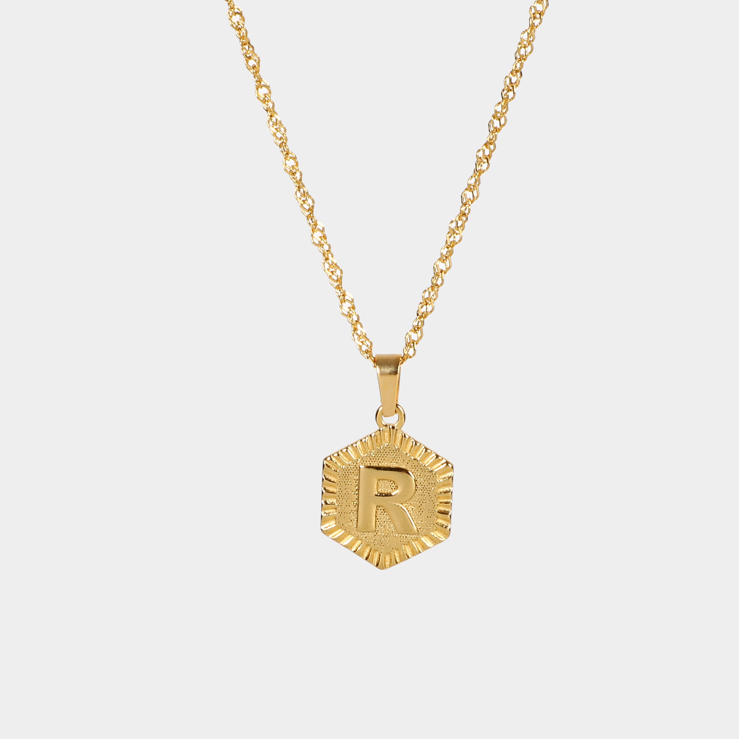 INITIAL NECKLACE HEX