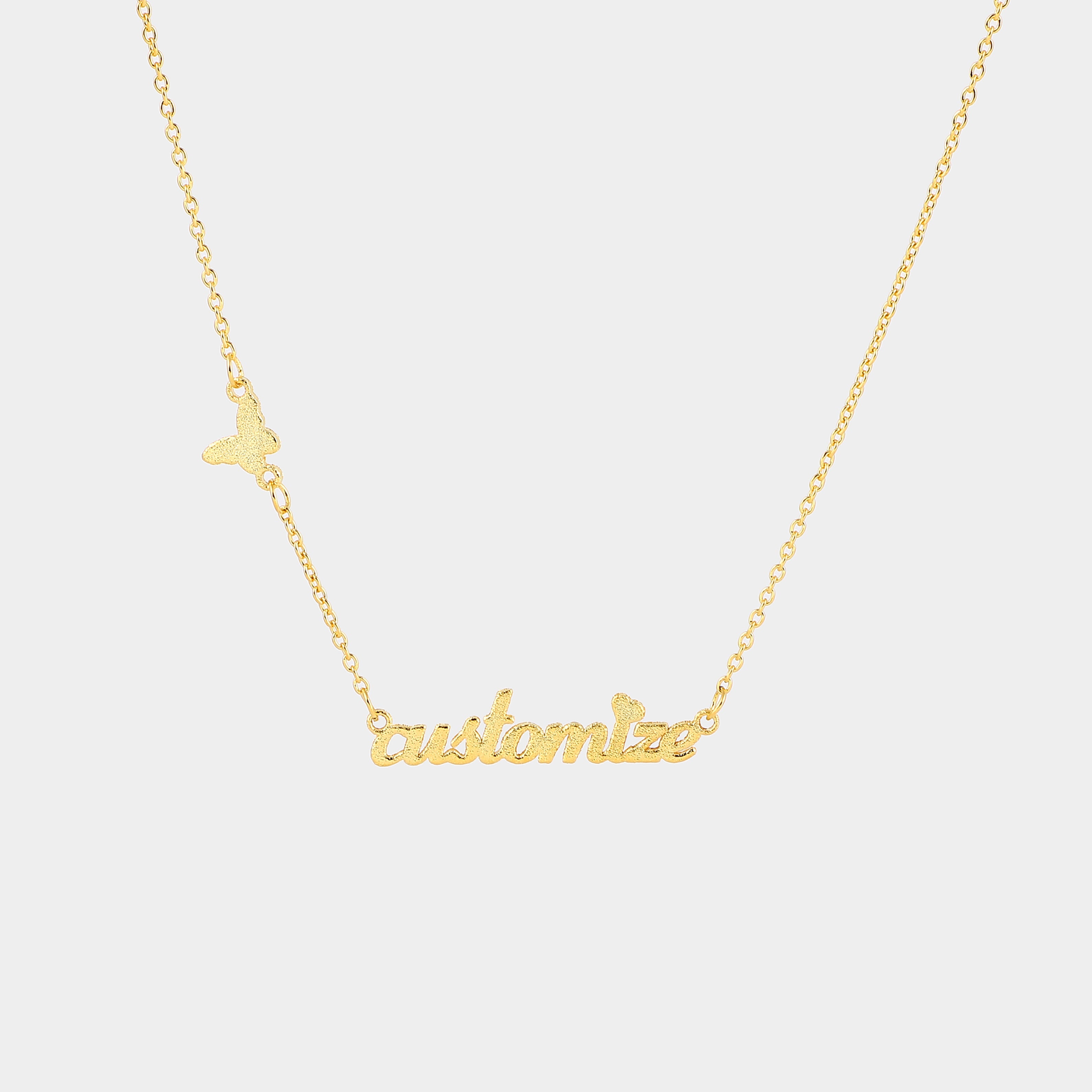 PERSONALIZED NECKLACE MINE GOLD